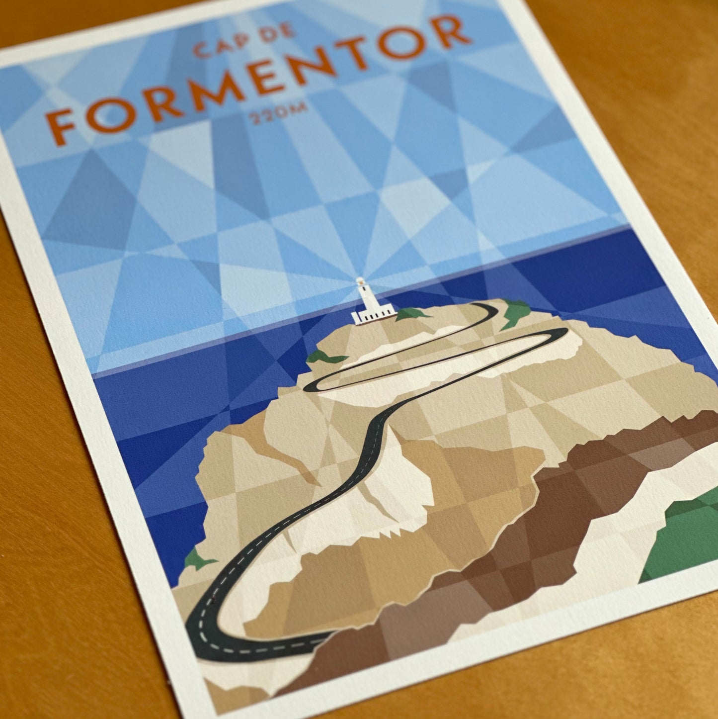 Cap de Formentor: The Lighthouse - Cycling Art Print